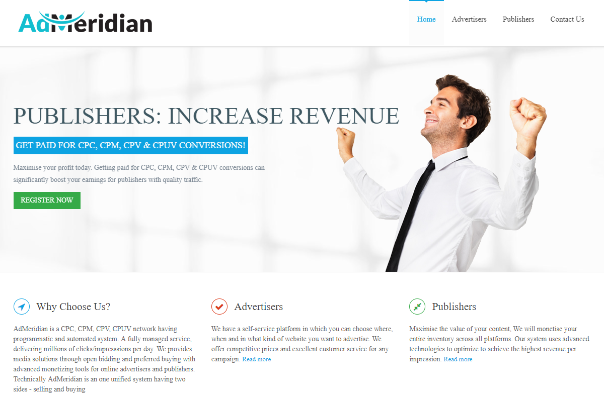 AdMeridian ads review