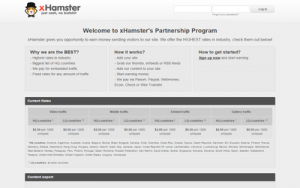 xHamster’s Partnership Program
