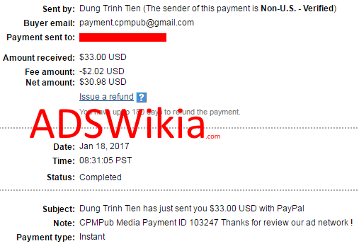 CPMPub Proof of Payment