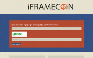 Iframe Coin