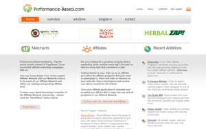 Performance-Based Affiliate Network