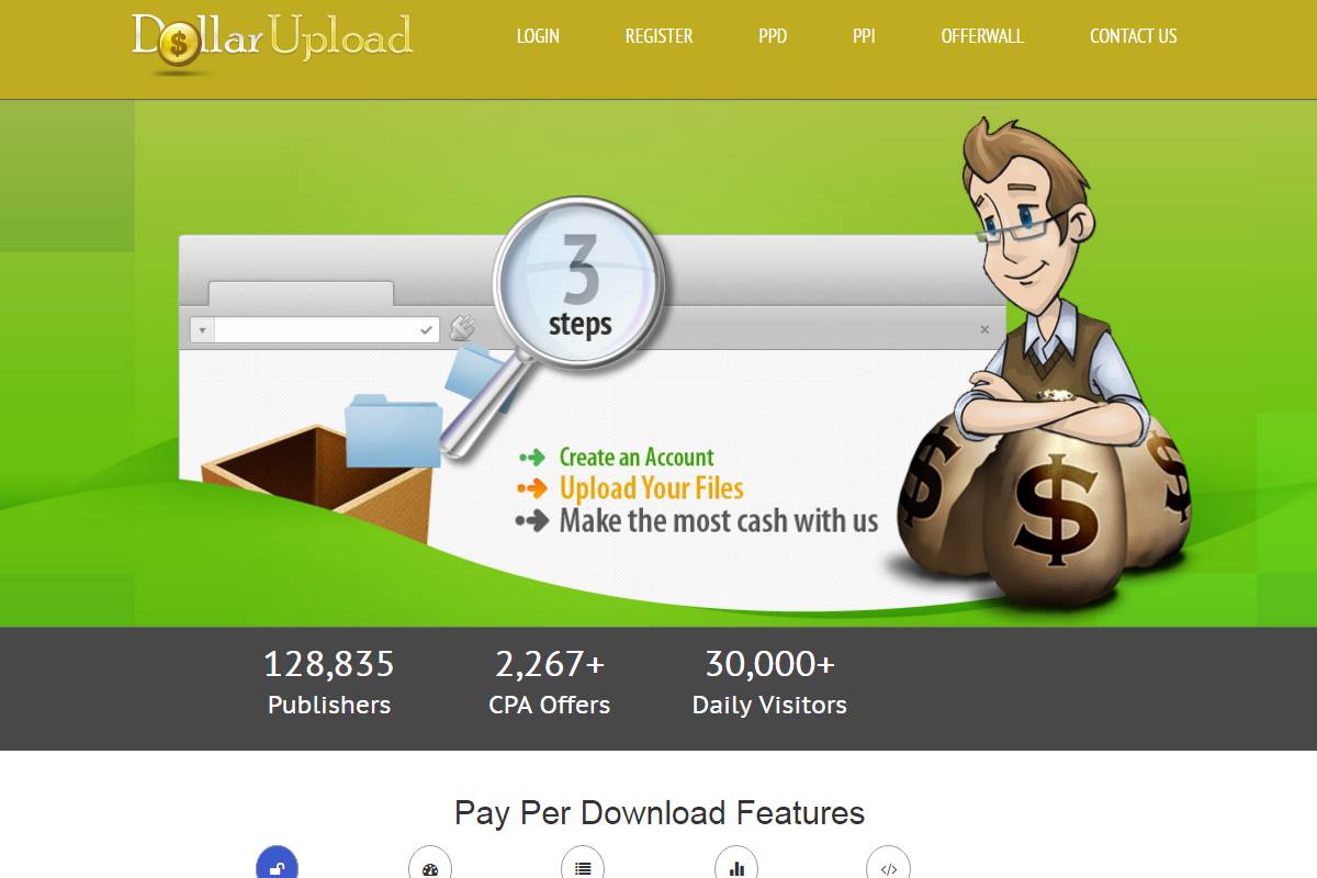 Dollarupload Review Pay Per Download Network Adswikia - 