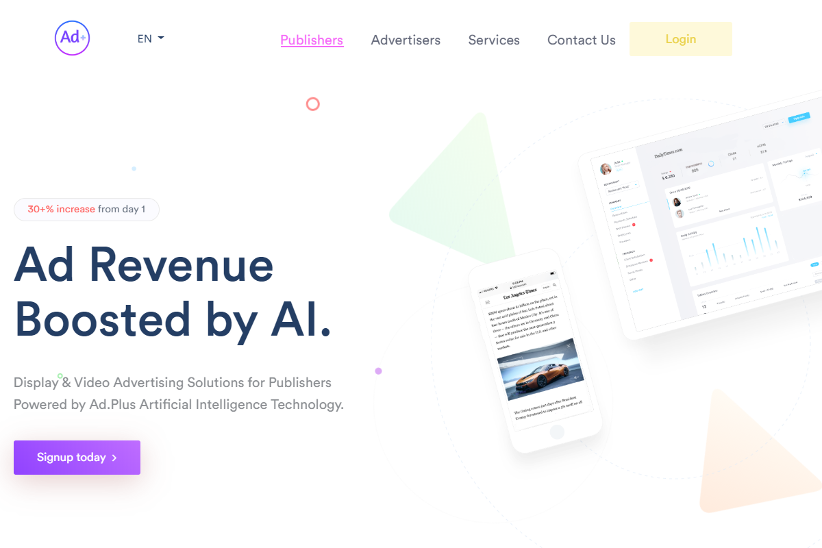 Ad.Plus Review CPM Display Ad Network ADSWikia