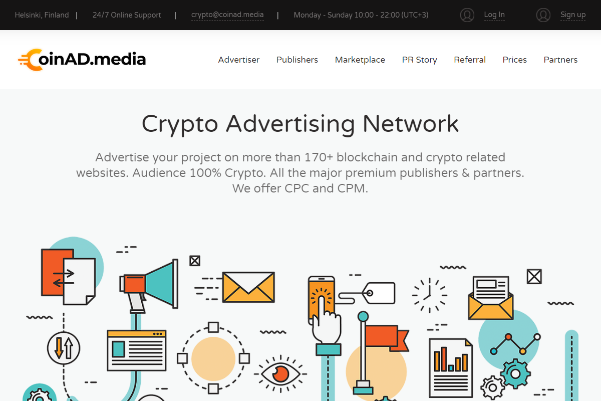 CoinAd.media Review - Crypto CPC Network | ADSWikia