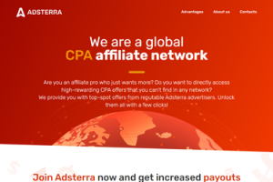 Adsterra CPA Affiliate Network