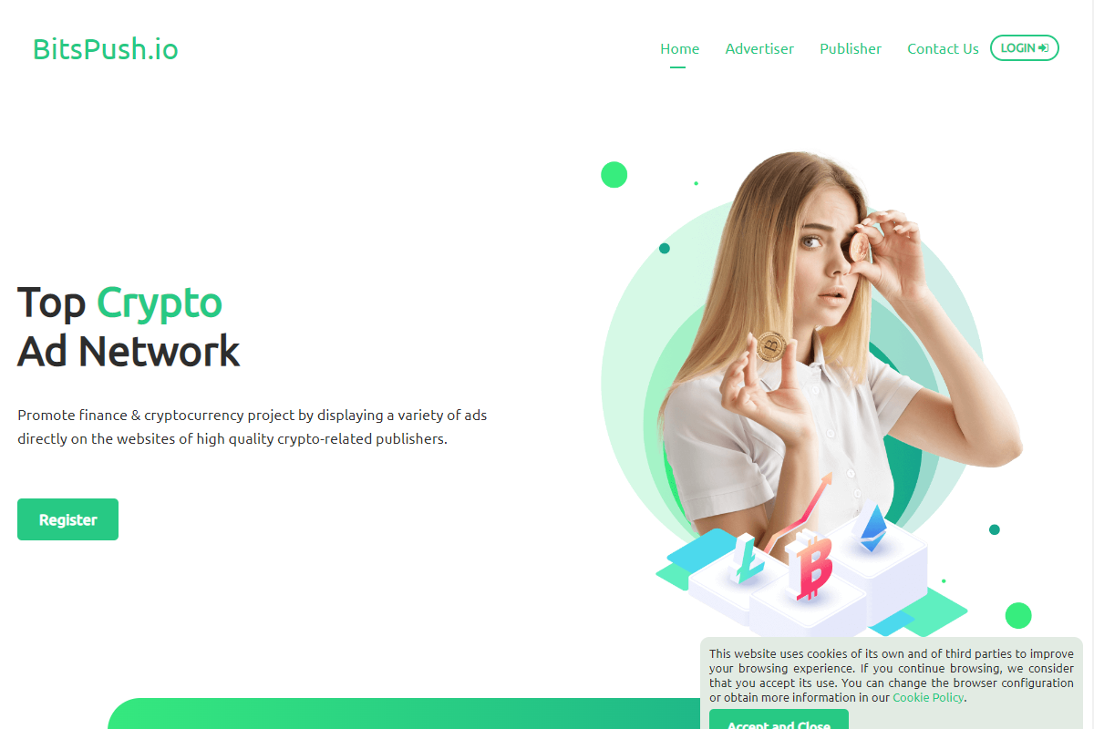 BitsPush Review - Crypto Ad Network | ADSWikia